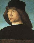 BELLINI, Giovanni Portrait of a Young Man 3iti oil on canvas
